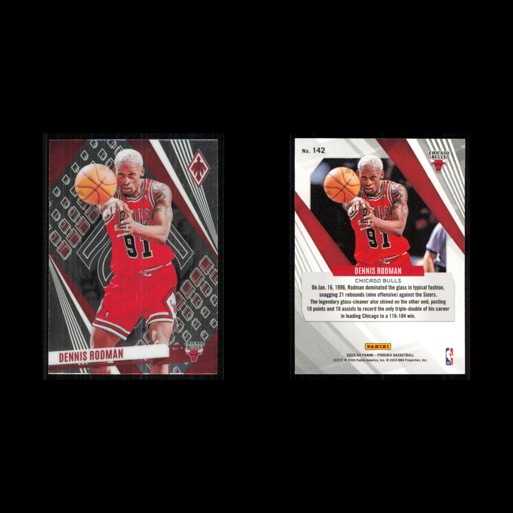 Dennis Rodman #142 2023 Panini Phoenix Chicago Bulls Basketball Card NBA NM