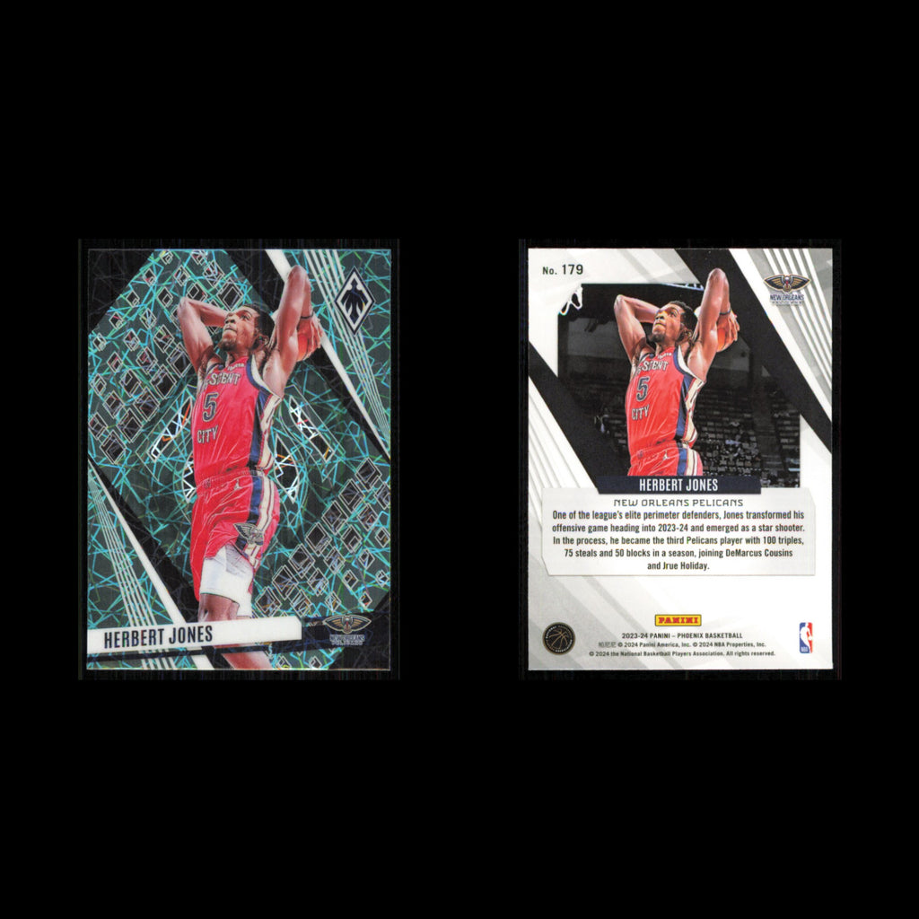 Herbert Jones #179 2023 Panini Phoenix Teal Lazer New Orleans Pelicans Card NBA