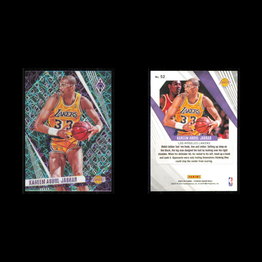 Kareem Abdul-Jabbar #52 2023 Panini Phoenix Lazer Los Angeles Lakers Basketball