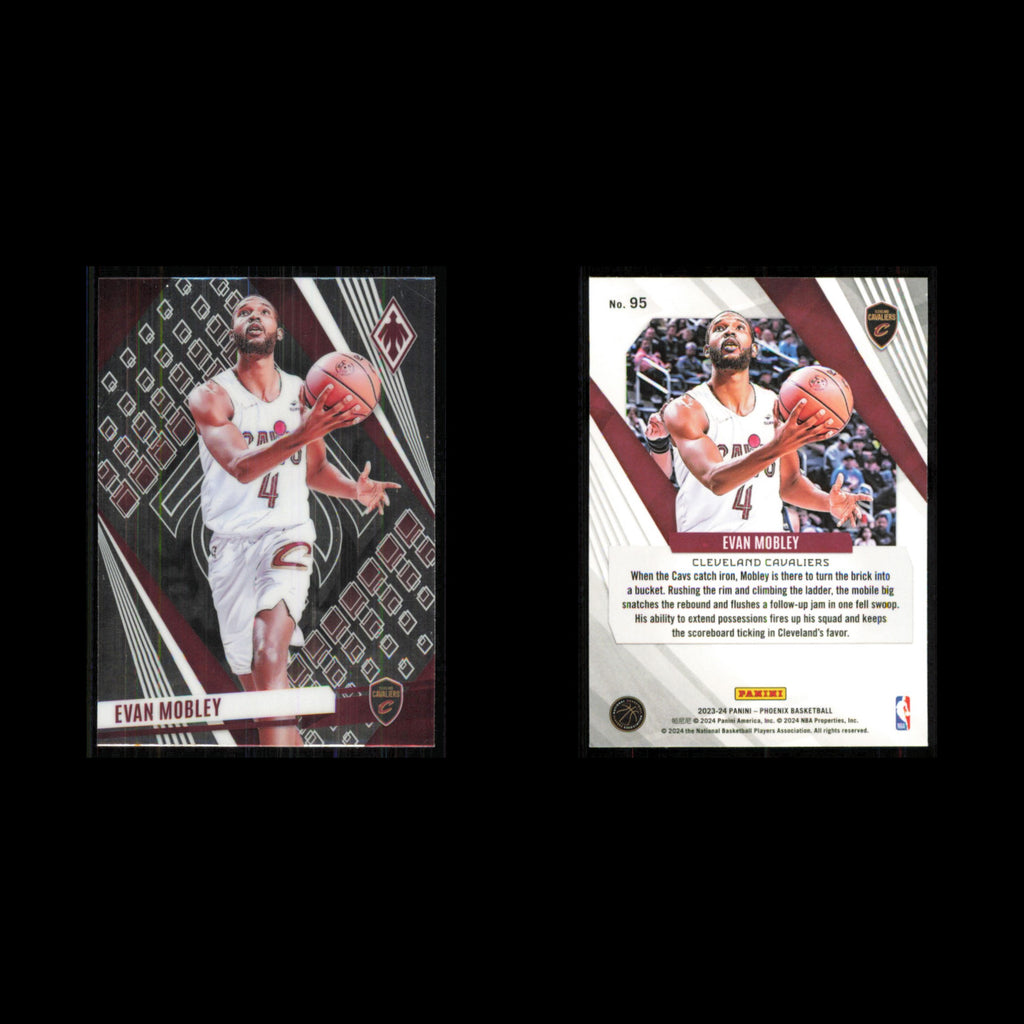 Evan Mobley #95 2023 Panini Phoenix Cleveland Cavaliers Basketball Card NBA NM