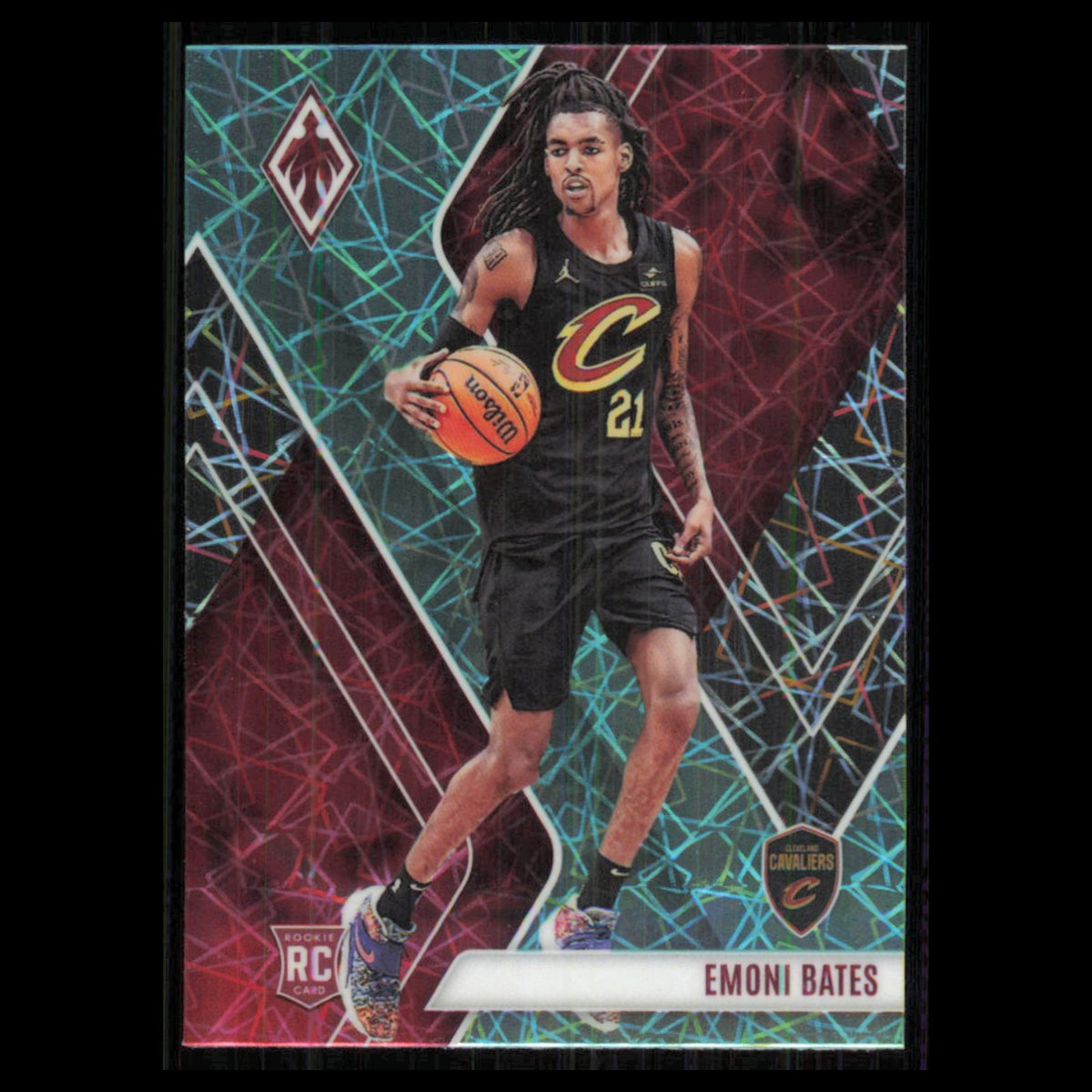 Emoni Bates Rookie #287 2023 Panini Phoenix Cleveland Cavaliers Basketball Card