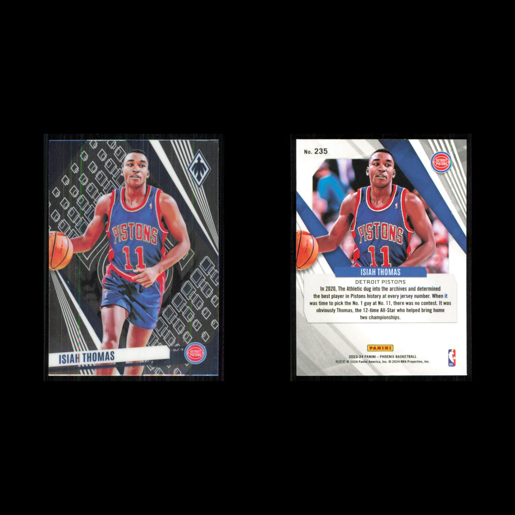 Isiah Thomas #235 2023 Panini Phoenix Detroit Pistons Basketball Card NBA NM
