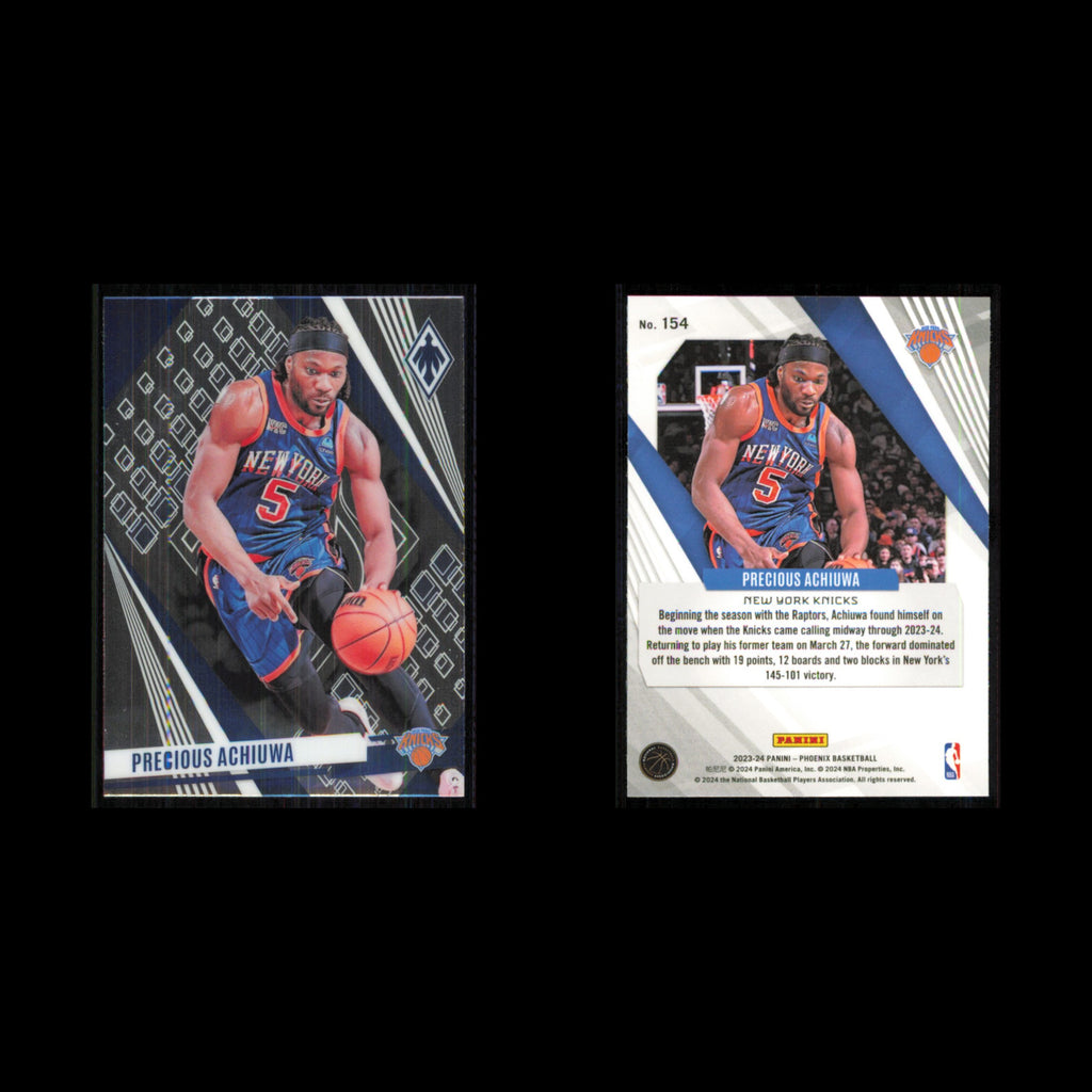 Precious Achiuwa #154 2023 Panini Phoenix New York Knicks Basketball Card NBA NM