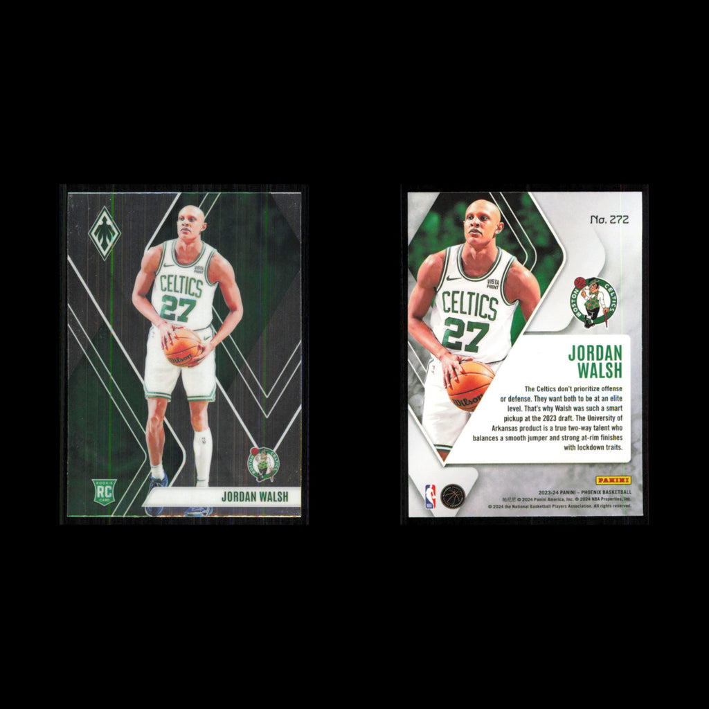 Jordan Walsh Rookie #272 2023 Panini Phoenix Boston Celtics Basketball Card NBA