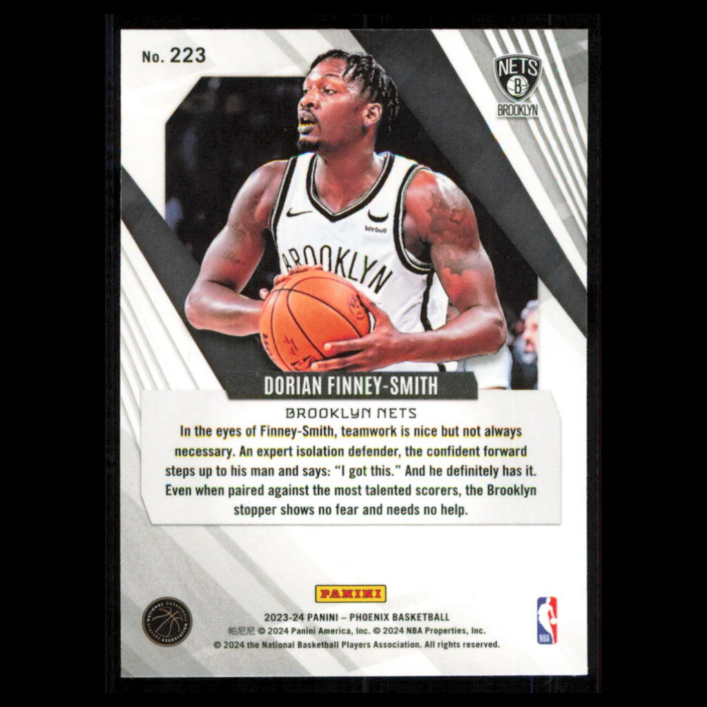 Dorian Finney-Smith #223 2023 Panini Phoenix Brooklyn Nets Basketball Card NBA