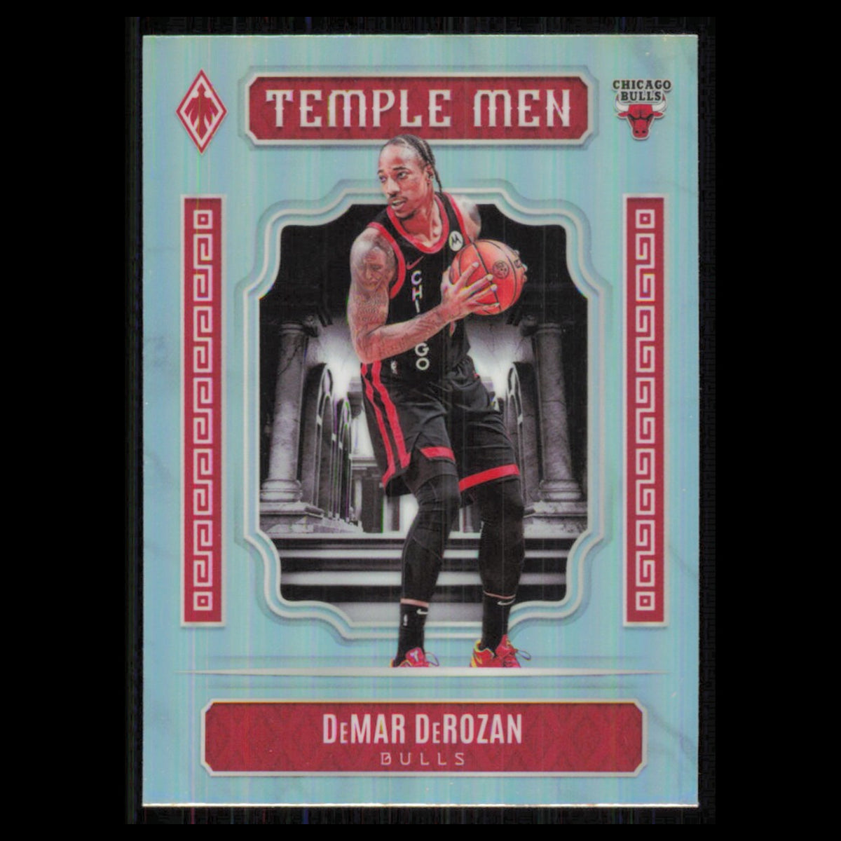 DeMar DeRozan #3 2023 Panini Phoenix Temple Men Chicago Bulls Basketball Card NM