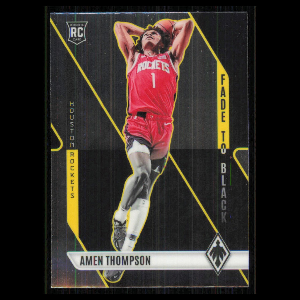 Amen Thompson Rookie #2 2023 Panini Phoenix Houston Rockets Basketball Card NBA