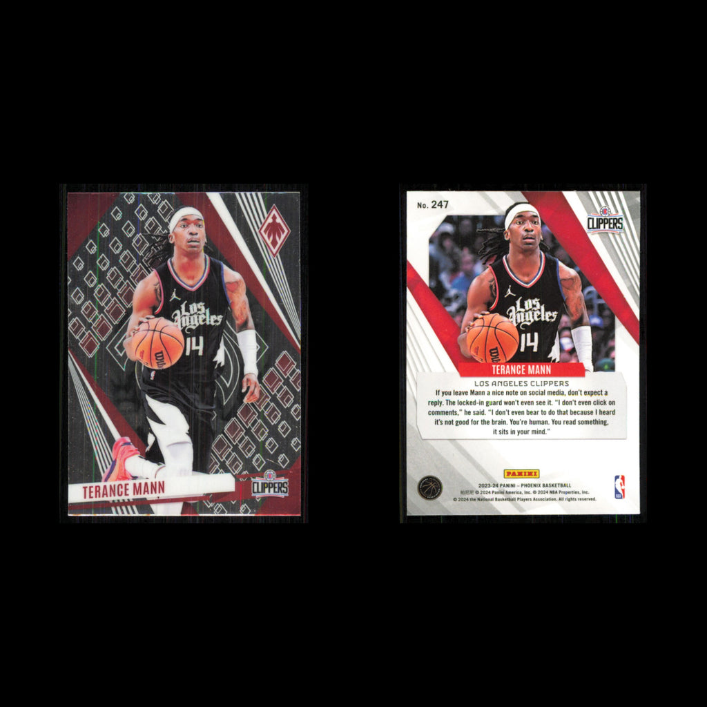 Terance Mann #247 2023 Panini Phoenix Los Angeles Clippers Basketball Card NBA