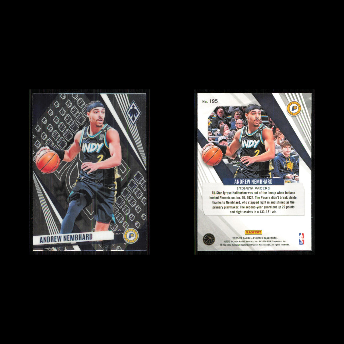Andrew Nembhard #195 2023 Panini Phoenix Indiana Pacers Basketball Card NBA NM