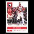 Damian Lillard #11 2021 Panini Chronicles Portland Trail Blazers Basketball Card