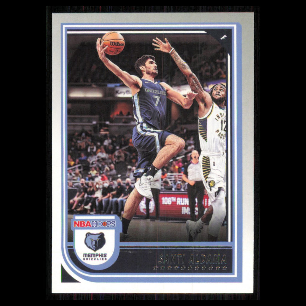 Santi Aldama #140 2022 Hoops Memphis Grizzlies Basketball Card NBA NM
