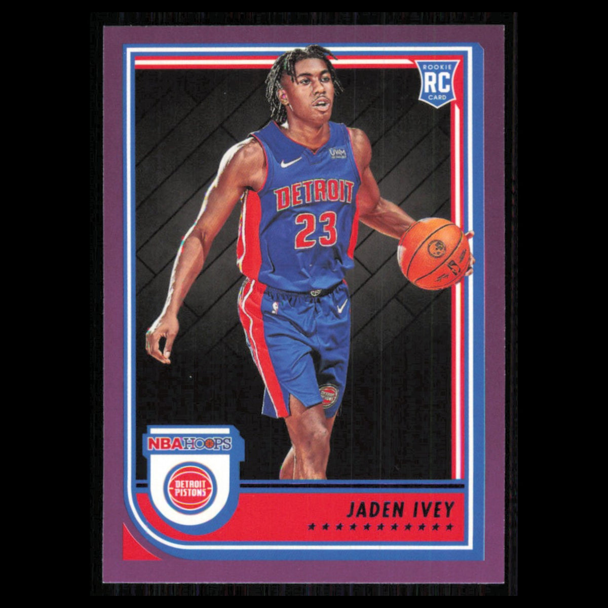 Jaden Ivey Rookie #235 2022 Hoops Detroit Pistons Basketball Card NBA NM