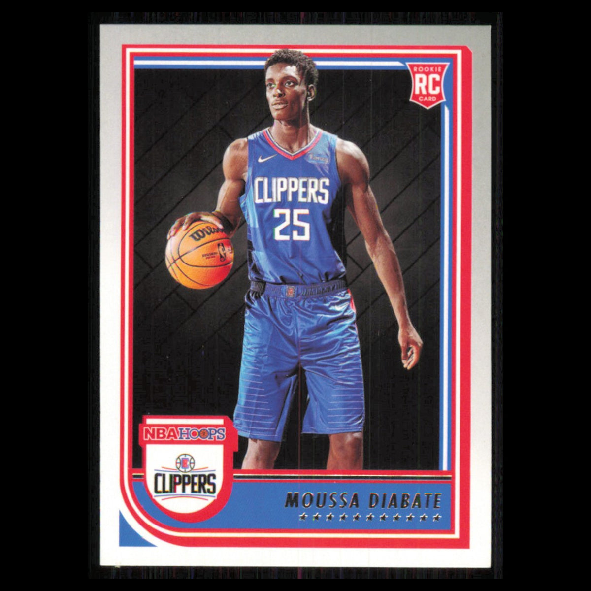 Moussa Diabate Rookie #265 2022 Hoops Los Angeles Clippers Basketball Card NBA