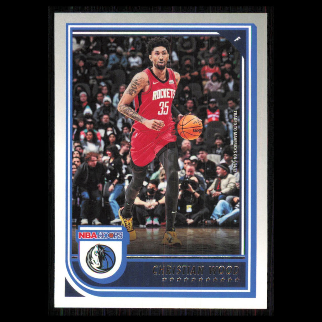Christian Wood #128 2022 Hoops Dallas Mavericks Basketball Card NBA NM