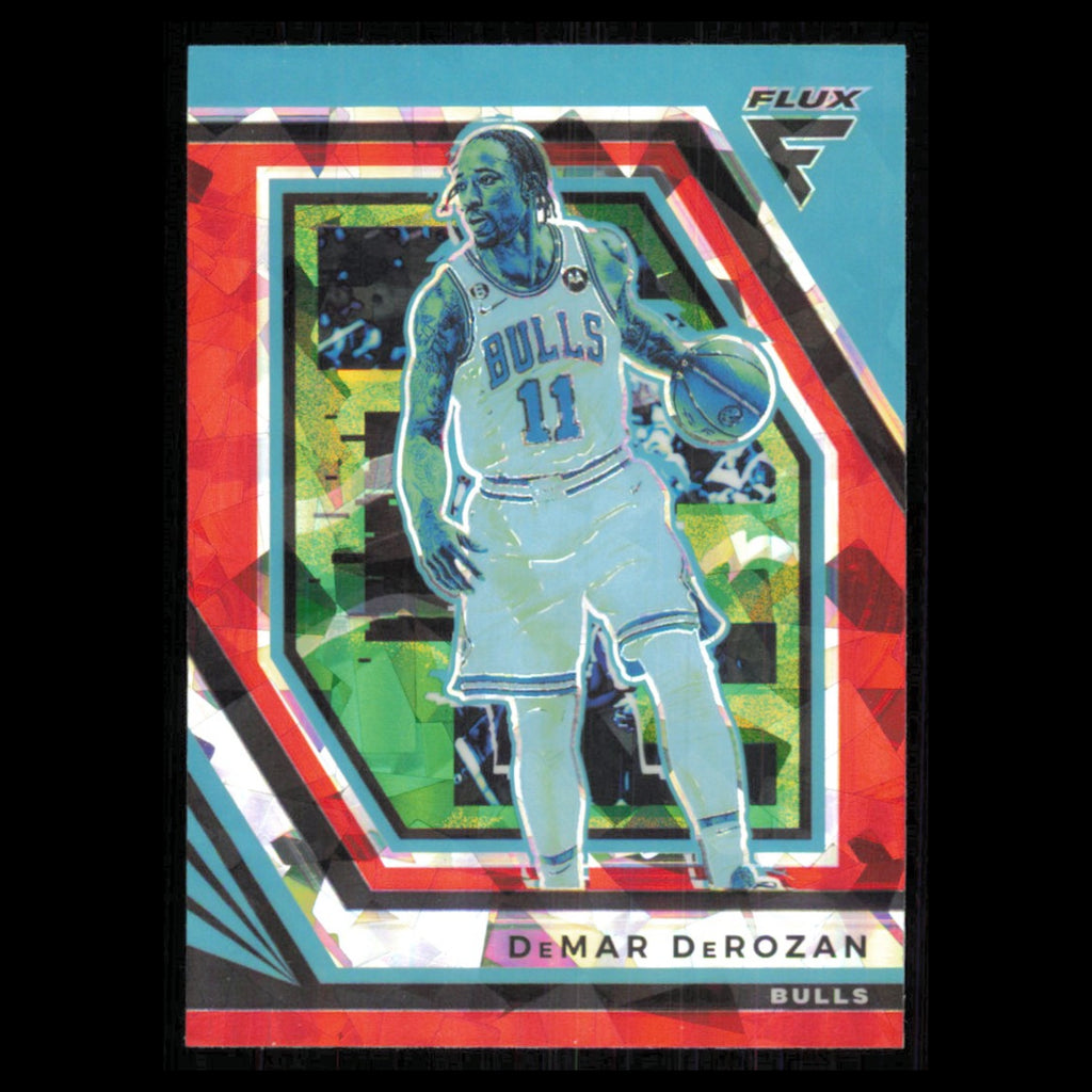 DeMar DeRozan #68 2022 Panini Flux Red Chicago Bulls Basketball Card NBA NM