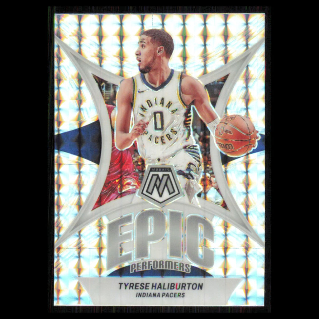 Tyrese Haliburton #4 2023 Panini Mosaic Indiana Pacers Basketball Card NBA NM