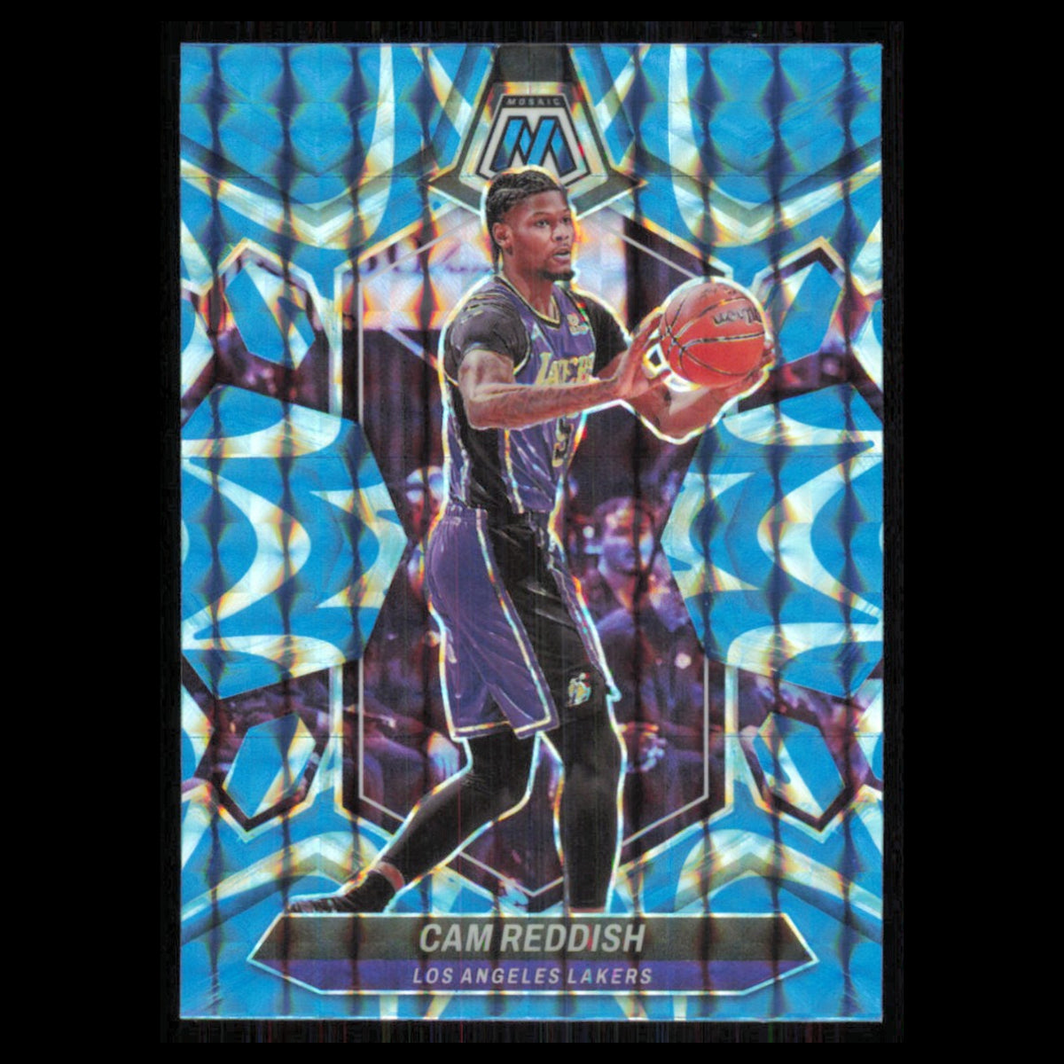 Cam Reddish #113 2023 Panini Mosaic Reactive Blue Los Angeles Lakers Basketball