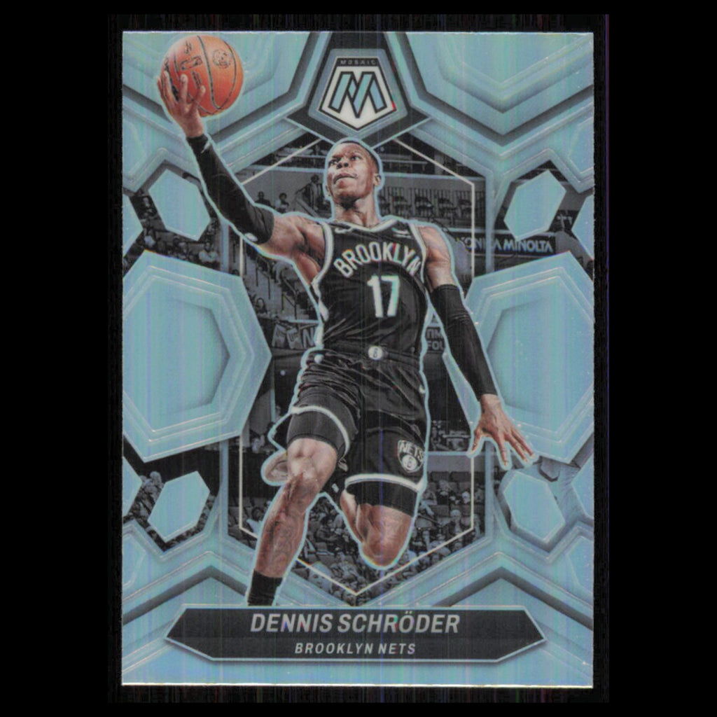 Dennis Schroder #148 2023 Panini Mosaic Brooklyn Nets Basketball Card NBA NM