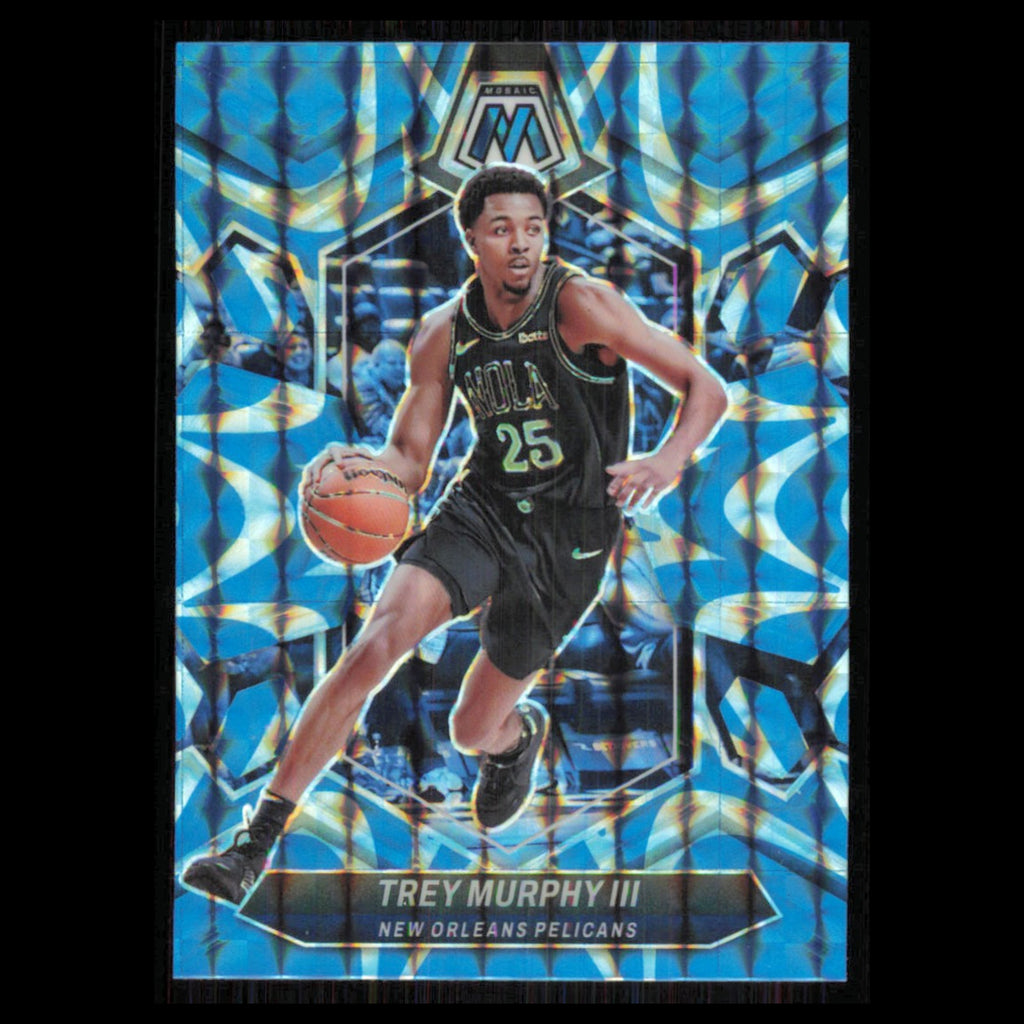 Trey Murphy III #12 2023 Panini Mosaic Reactive Blue New Orleans Pelicans Card