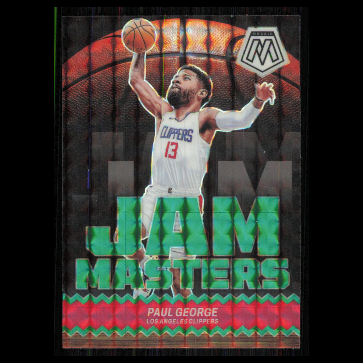 Paul George #4 2023 Panini Mosaic Jam Masters Los Angeles Clippers Basketball NM