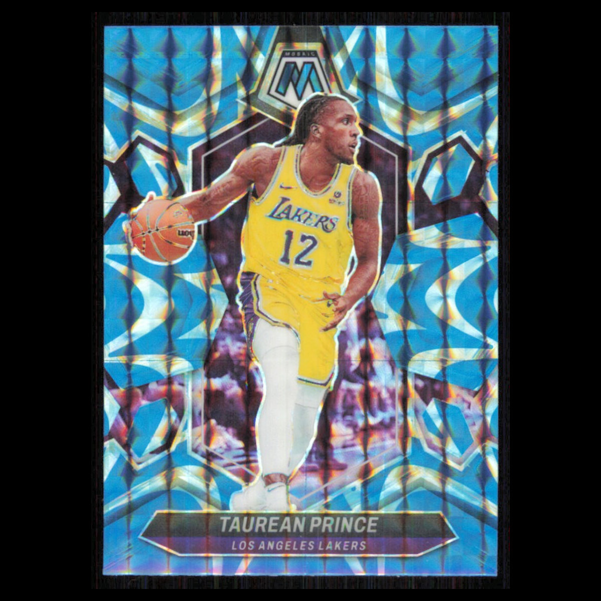 Taurean Prince #196 2023 Panini Mosaic Reactive Blue Los Angeles Lakers Card NBA