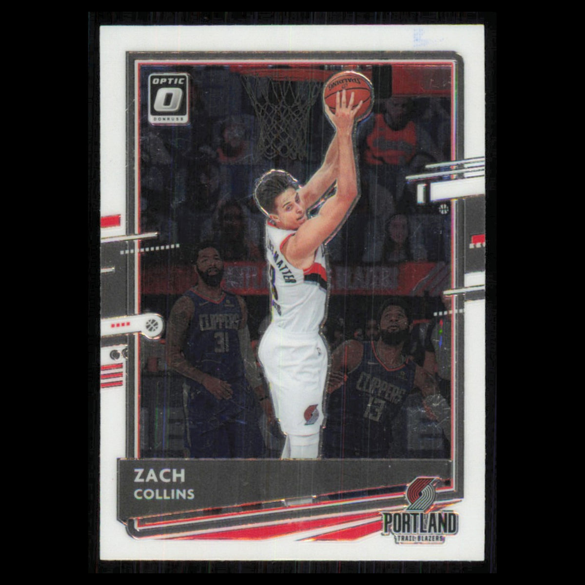 Zach Collins #124 2020 Donruss Optic Portland Trail Blazers Basketball Card NBA