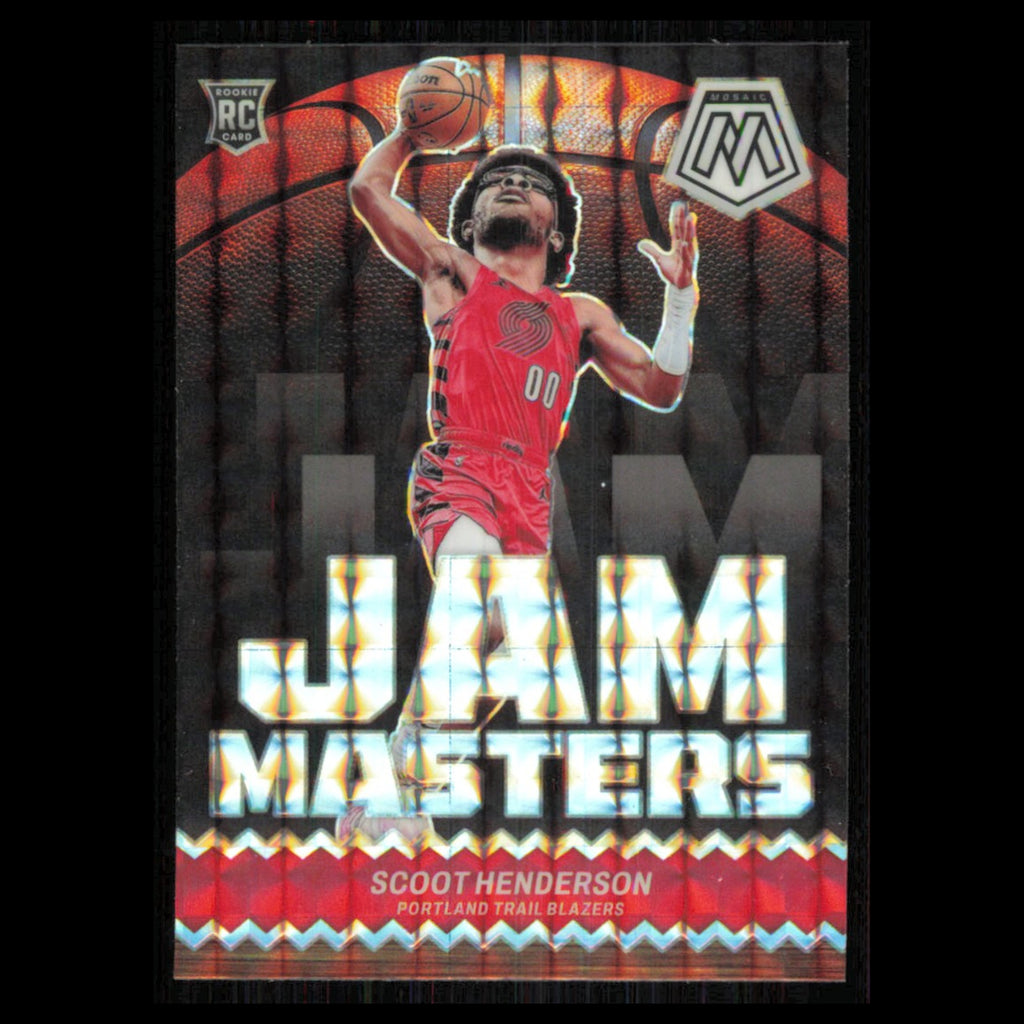 Scoot Henderson Rookie #13 2023 Panini Mosaic Trail Blazers Basketball Card NM