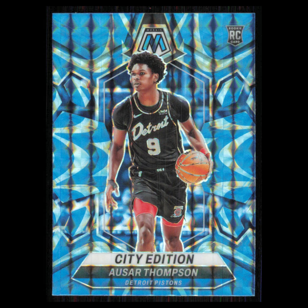 Ausar Thompson Rookie #290 2023 Panini Mosaic City Edition Detroit Pistons Card