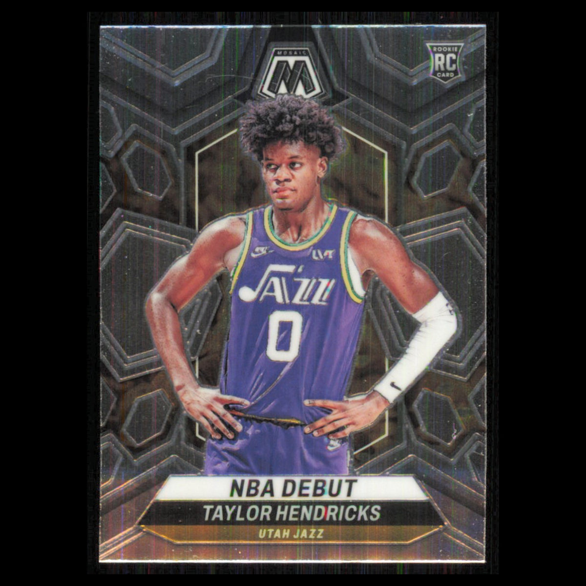 Taylor Hendricks Rookie #261 2023 Panini Mosaic Utah Jazz Basketball Card NBA NM