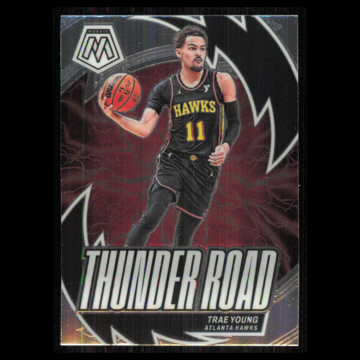 Trae Young #11 2023 Panini Mosaic Atlanta Hawks Basketball Card NBA NM