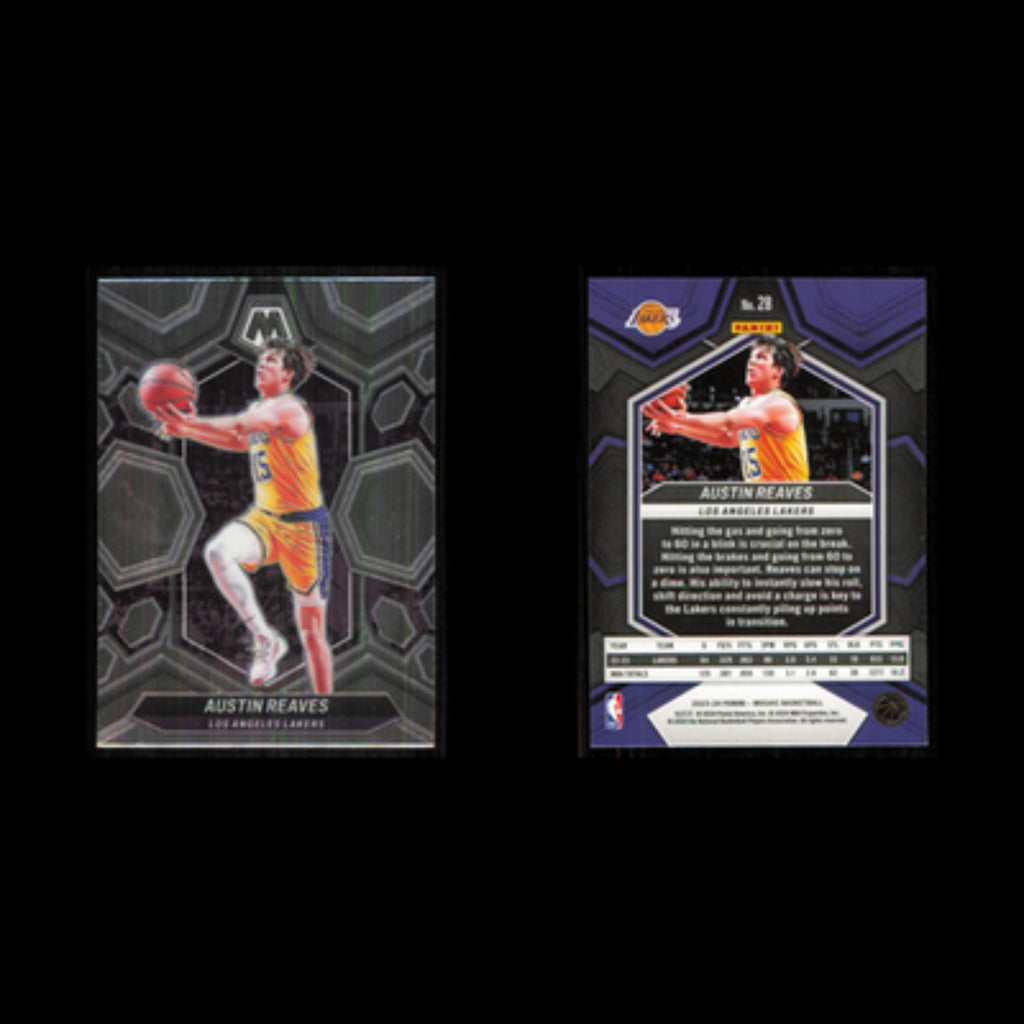 Austin Reaves #28 2023 Panini Mosaic Los Angeles Lakers Basketball Card NBA NM