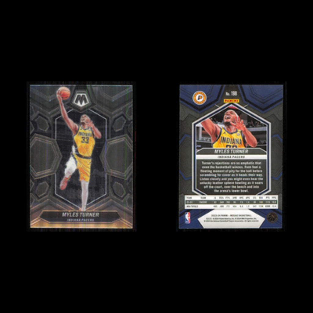 Myles Turner #198 2023 Panini Mosaic Indiana Pacers Basketball Card NBA NM