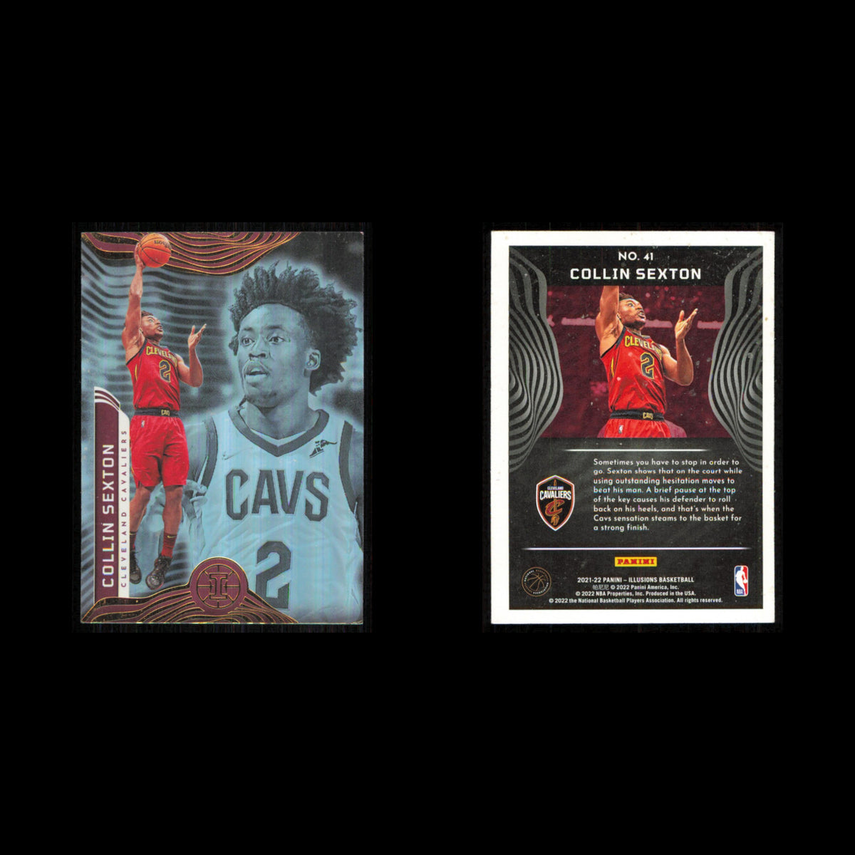 Collin Sexton #41 2021 Panini Illusions Utah Jazz Basketball Card NBA NM