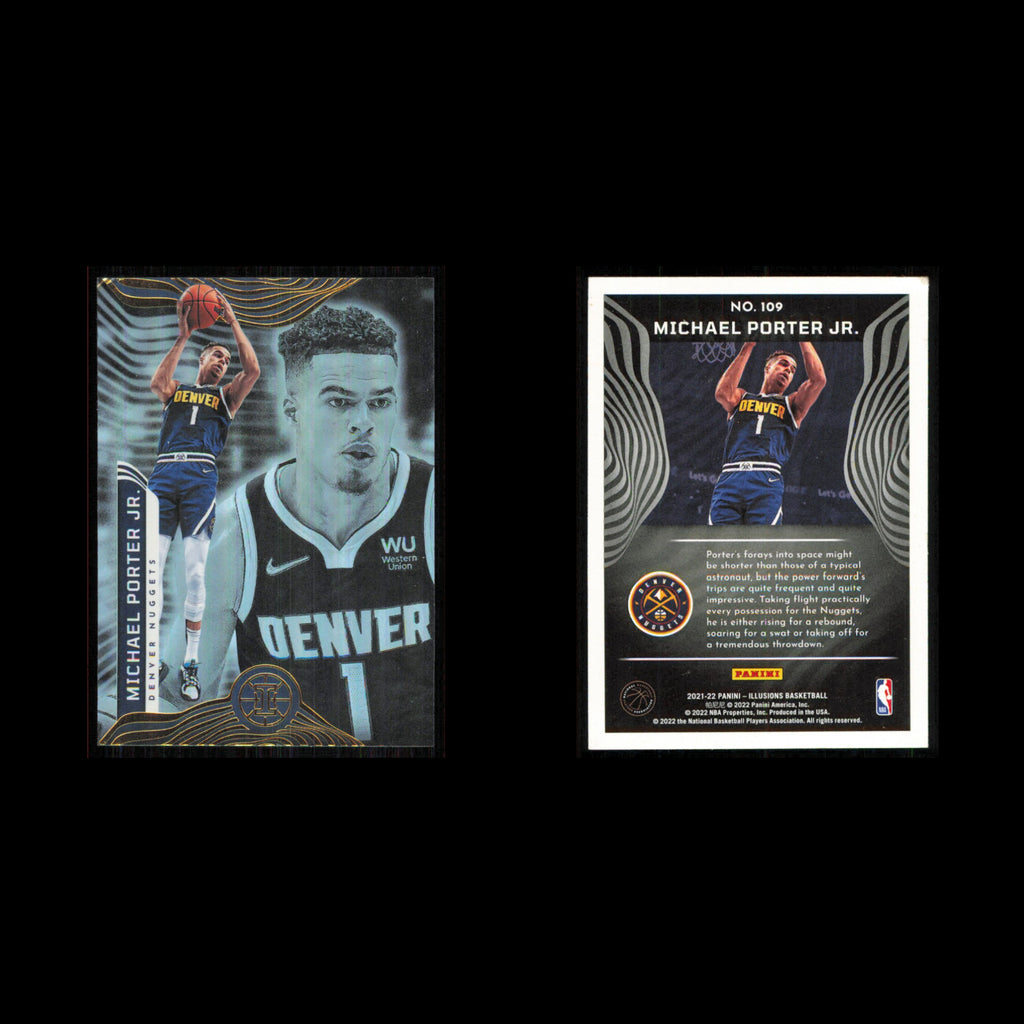 Michael Porter Jr. #109 2021 Panini Illusions Denver Nuggets Basketball Card NBA