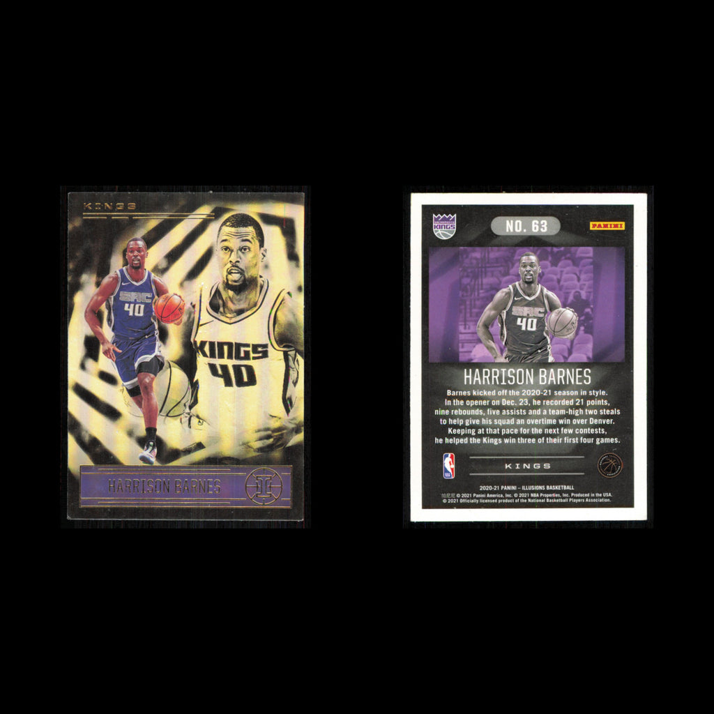 Harrison Barnes #63 2020 Panini Illusions Sacramento Kings Basketball Card NBA