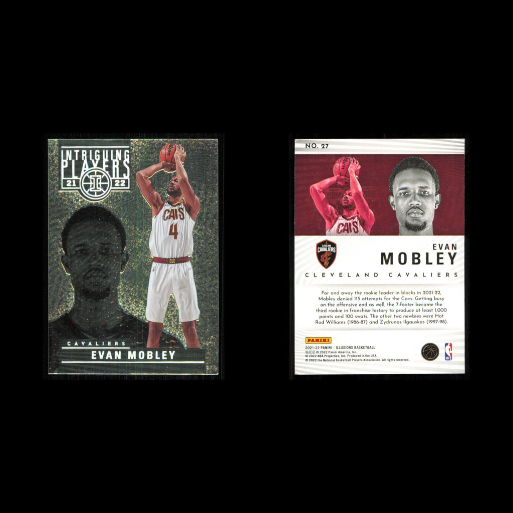 Evan Mobley #27 2021 Panini Illusions Cleveland Cavaliers Basketball Card NBA NM