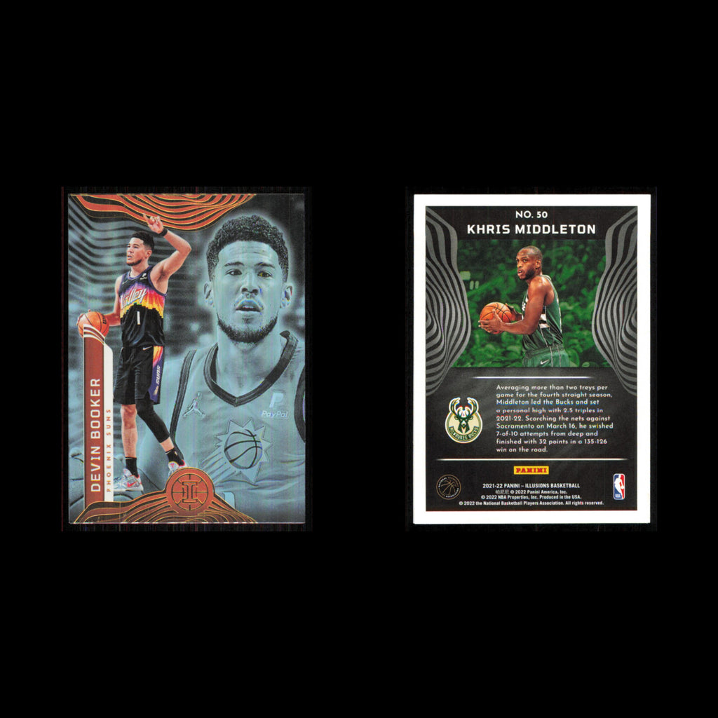 Khris Middleton #50 2021 Panini Illusions Milwaukee Bucks Basketball Card NBA NM