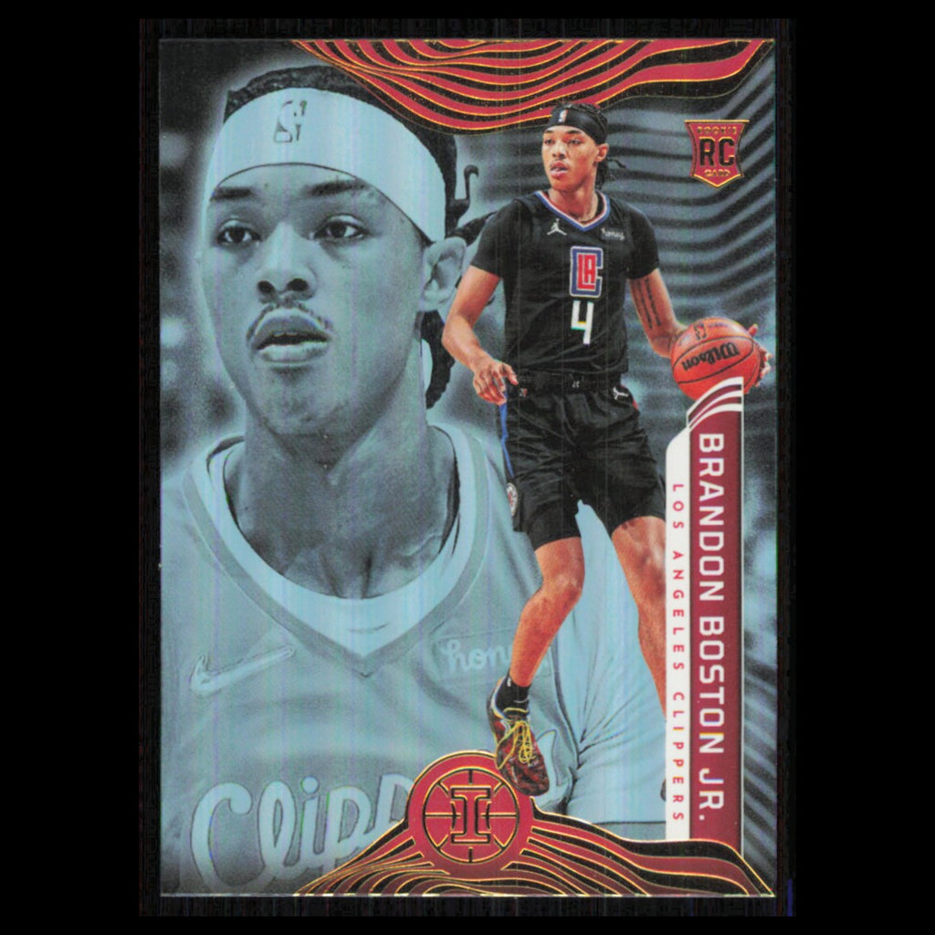 Brandon Boston Jr. Rookie #193 2021 Panini Illusions Los Angeles Clippers Card