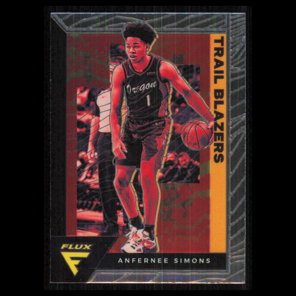 Anfernee Simons #148 2020 Panini Flux Portland Trail Blazers Basketball Card NBA