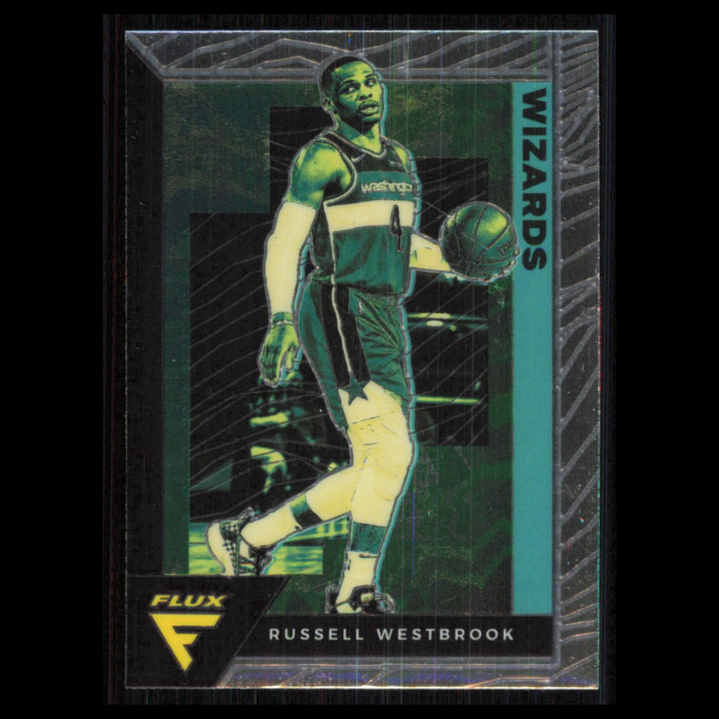 Russell Westbrook #176 2020 Panini Flux Washington Wizards Basketball Card NBA
