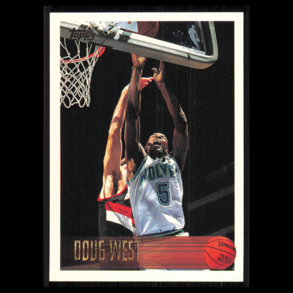 Doug West #61 1996 Topps Minnesota Timberwolves Basketball Card NBA NM