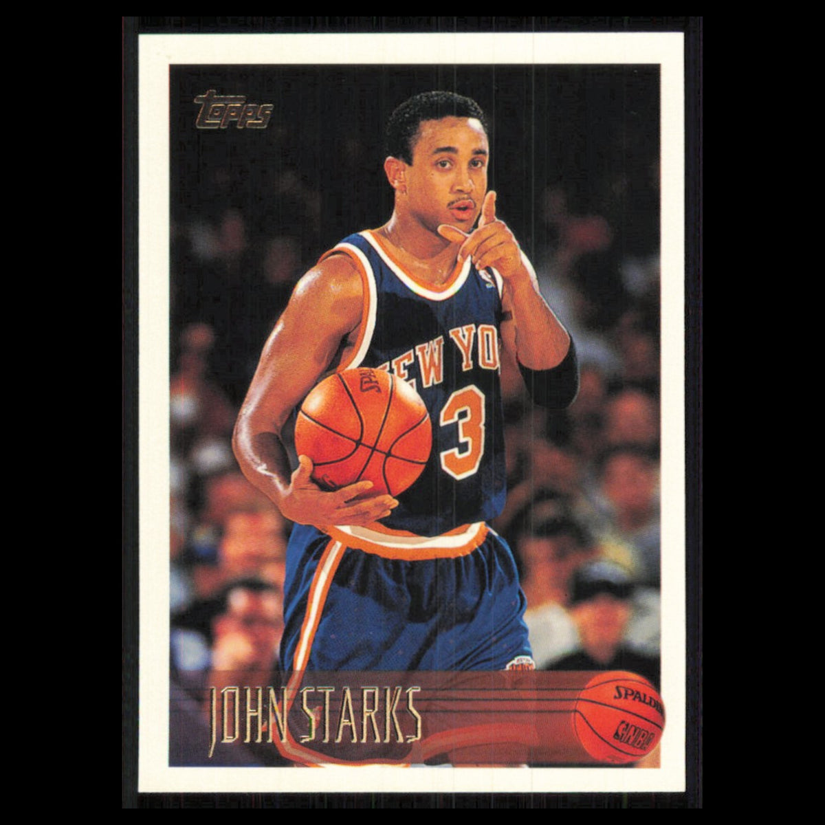 John Starks #36 1996 Topps New York Knicks Basketball Card NBA NM