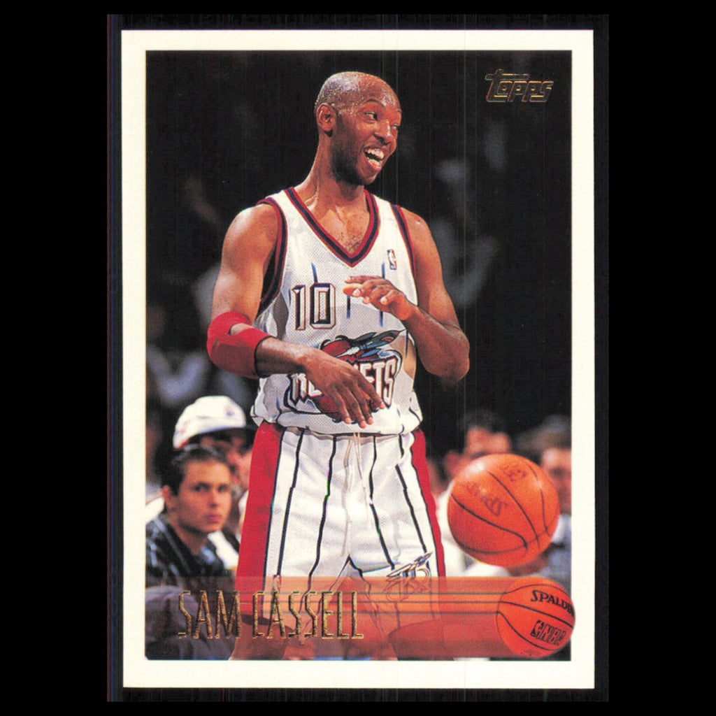 Sam Cassell #82 1996 Topps Houston Rockets Basketball Card NBA NM