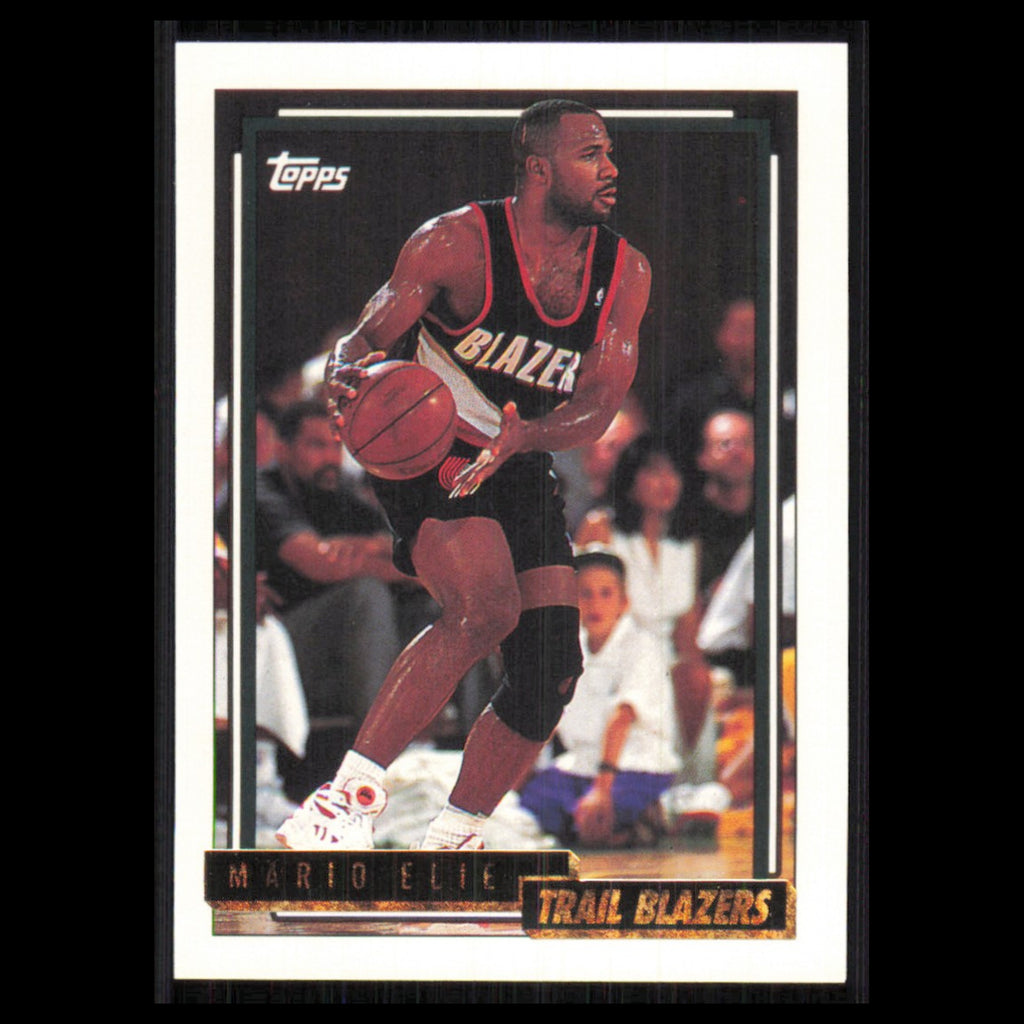 Mario Elie #289 1992 Topps Gold Portland Trail Blazers Basketball Card NBA NM