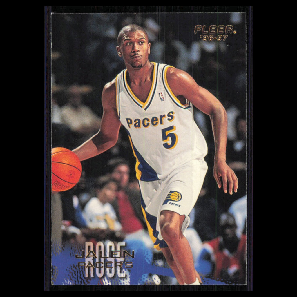 Jalen Rose #199 1996 Fleer Indiana Pacers Basketball Card NBA NM