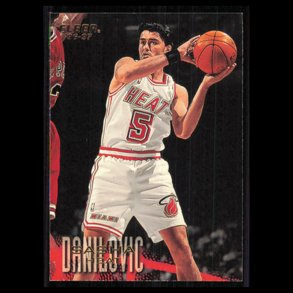 Sasha Danilovic #209 1996 Fleer Miami Heat Basketball Card NBA NM