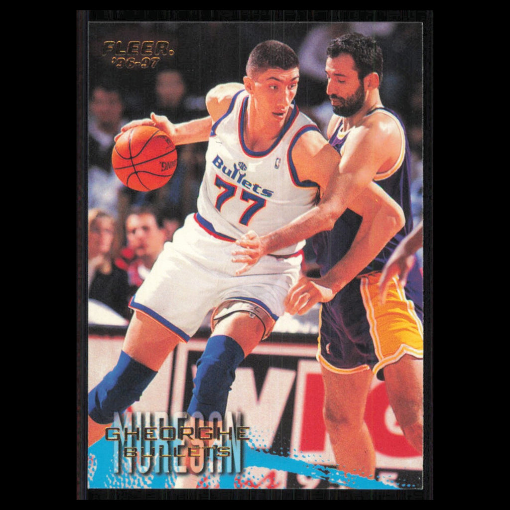 Gheorghe Muresan #117 1996 Fleer Washington Bullets Basketball Card NBA NM