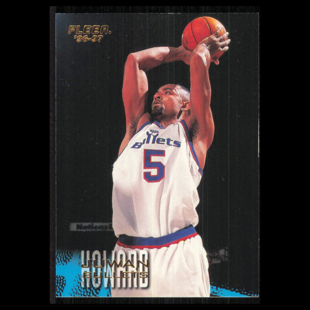 Juwan Howard #116 1996 Fleer Washington Bullets Basketball Card NBA NM