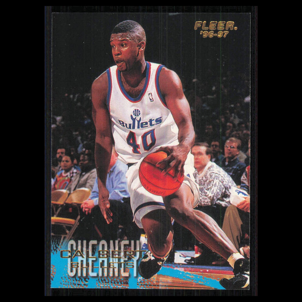 Calbert Cheaney #115 1996 Fleer Washington Bullets Basketball Card NBA NM