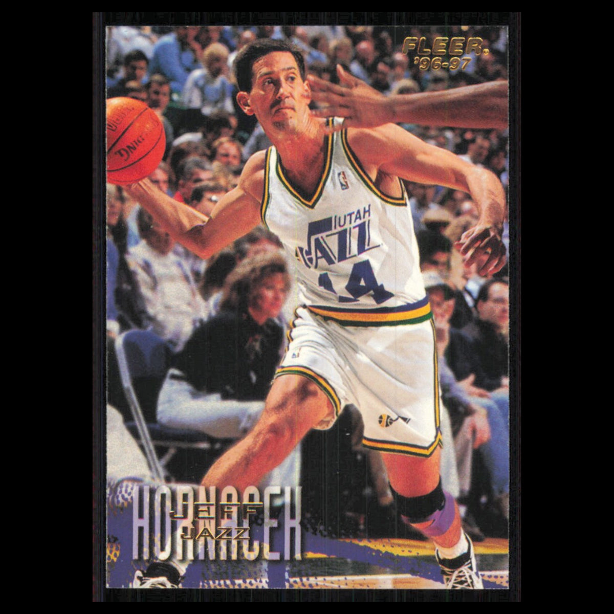 Jeff Hornacek #109 1996 Fleer Utah Jazz Basketball Card NBA NM